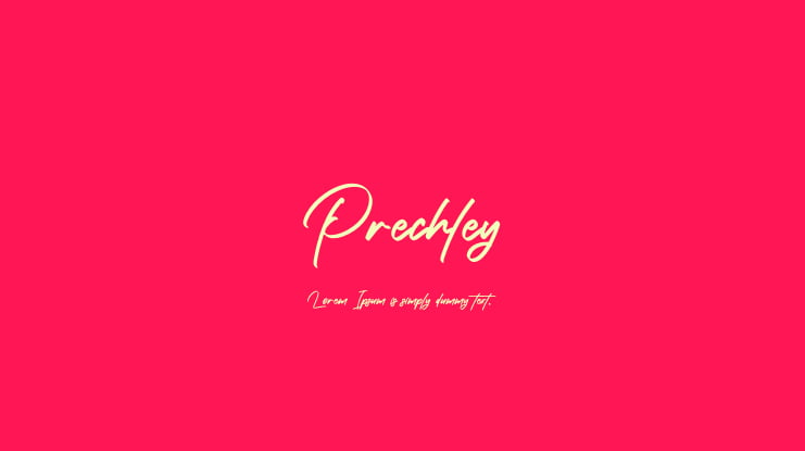 Prechley Font