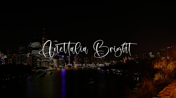 Anettalia Bright Font