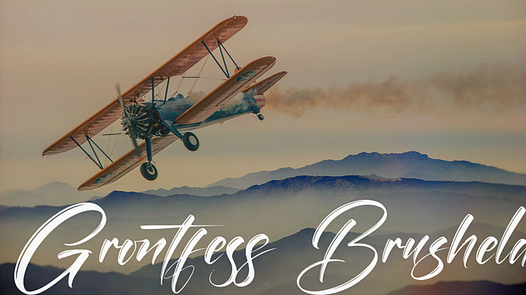 Grontfess Brushela Font