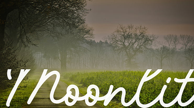 Moonlit Font