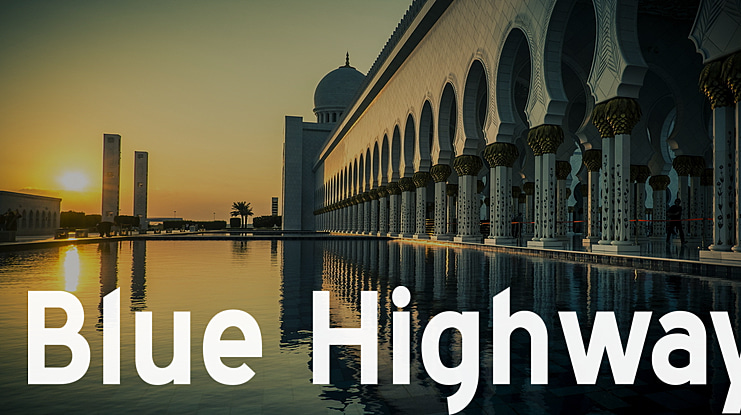 Blue Highway Font Family