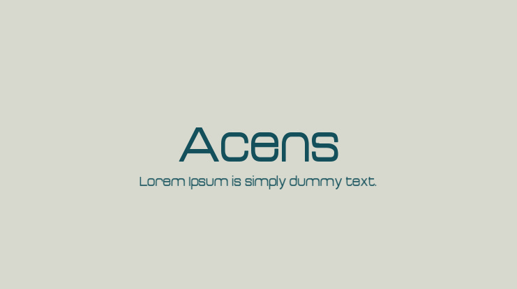 Acens Font