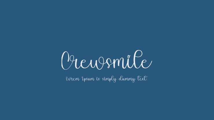 Crewsmile Font