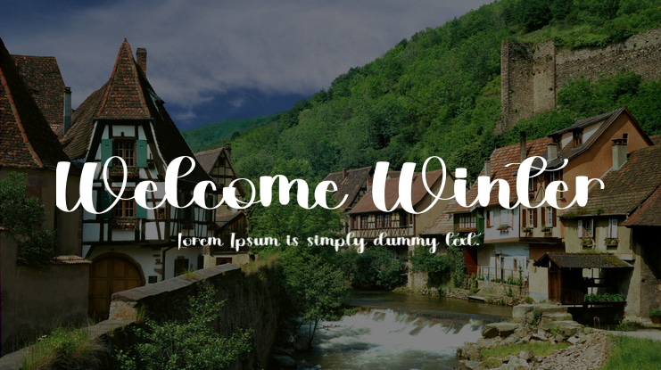 Welcome Winter Font