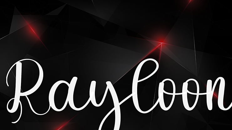 Rayloon Font
