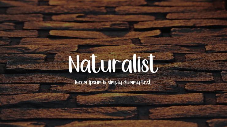 Naturalist Font