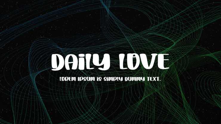 Daily Love Font