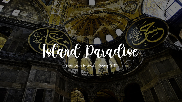 Island Paradise Font