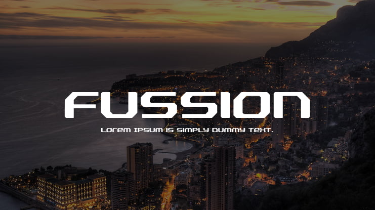 Fussion Font