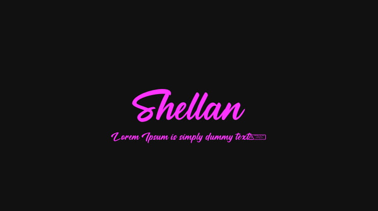Shellan Font