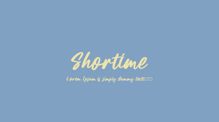 Shortime Font