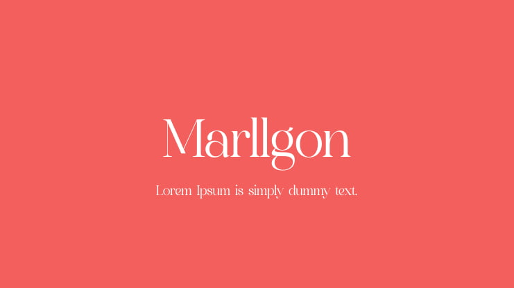 Marllgon Font