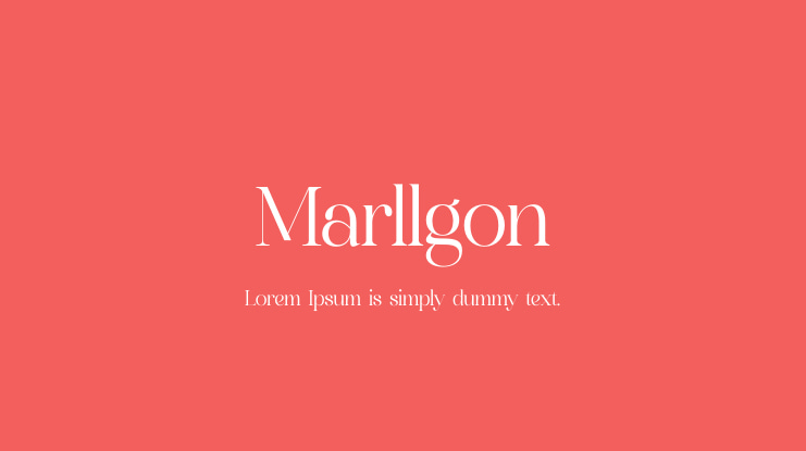 Marllgon Font