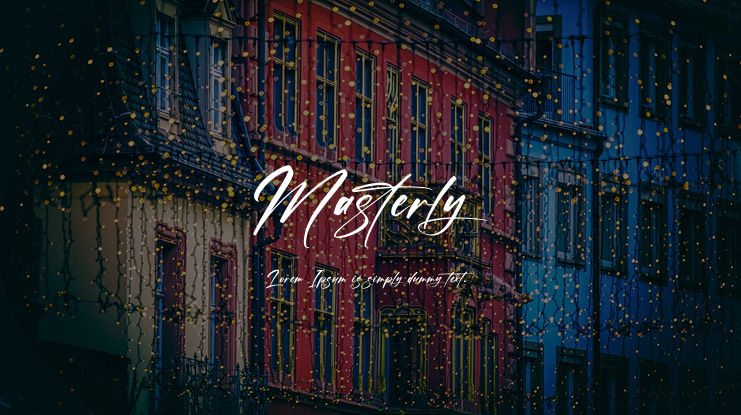 Masterly Font