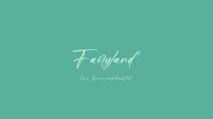 Fairyland Font
