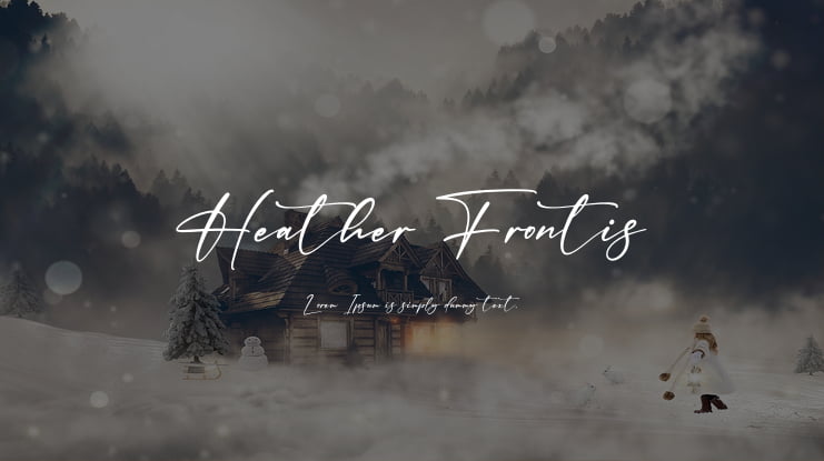 Heather Frontis Font