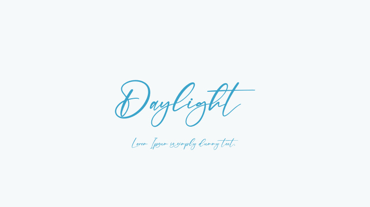 Daylight Font