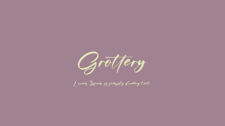 Grottery Font