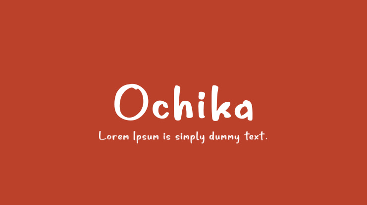 Ochika Font