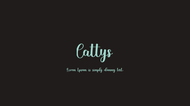 Cattys Font