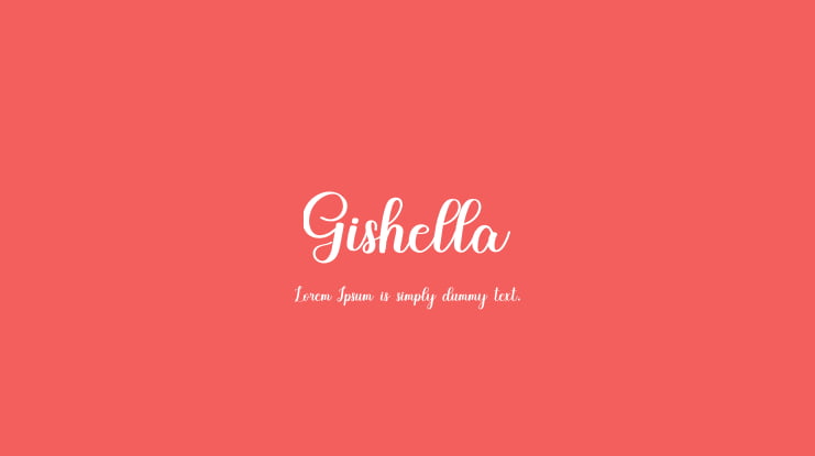 Gishella Font
