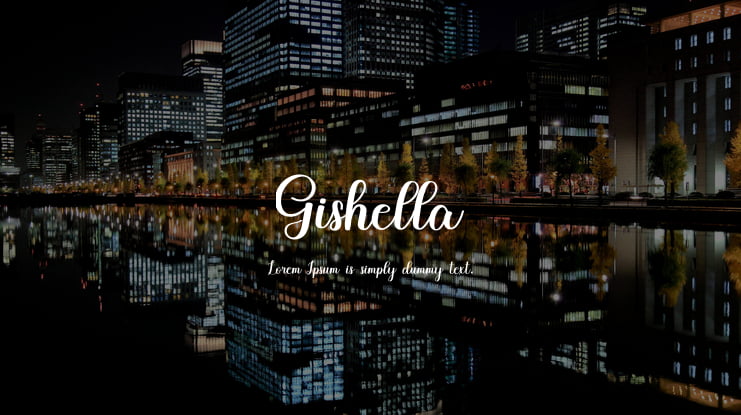 Gishella Font