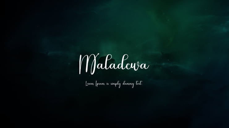Maladewa Font