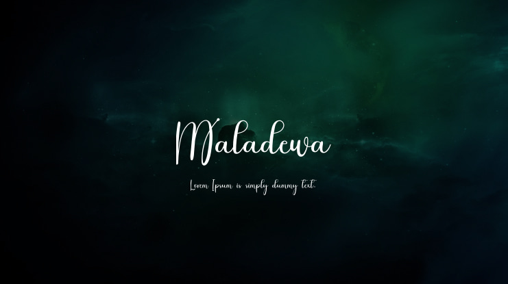 Maladewa Font