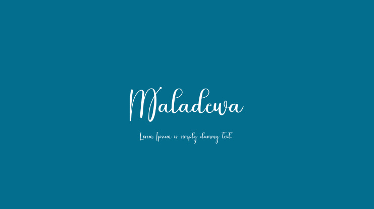 Maladewa Font