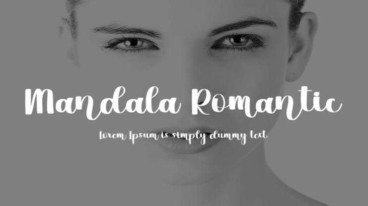 Mandala Romantic Font