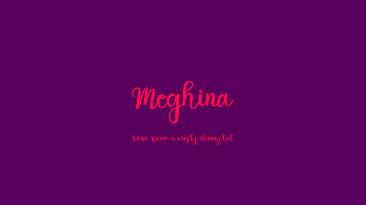 Meghina Font
