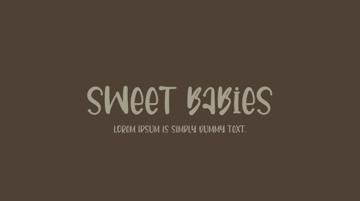 Sweet Babies Font