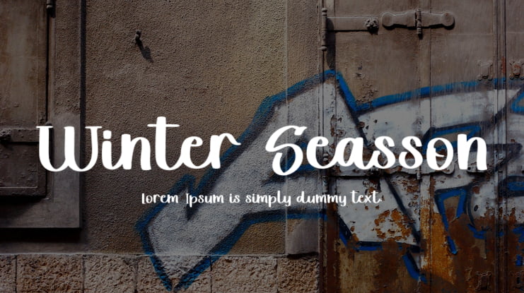 Winter Seasson Font