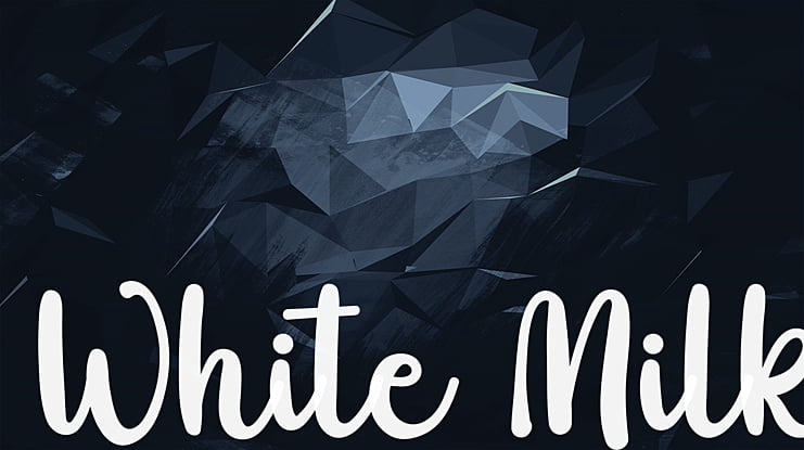 White Milk Font