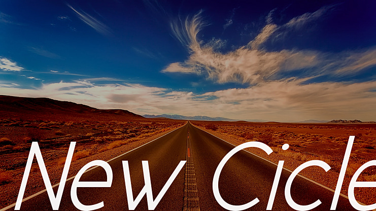 New Cicle Font Family