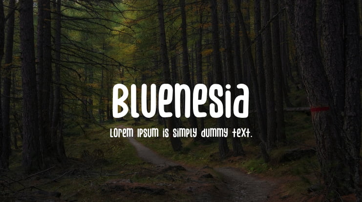 Bluenesia Font