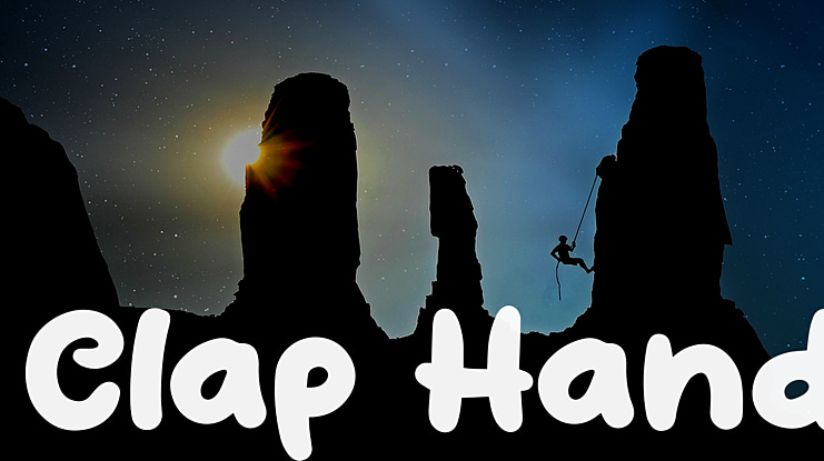 Clap Hand Font