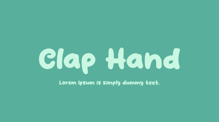 Clap Hand Font