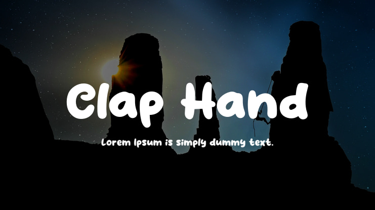 Clap Hand Font