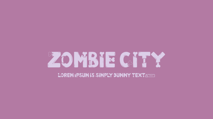 Zombie City Font