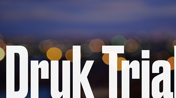 Druk Trial Font Family