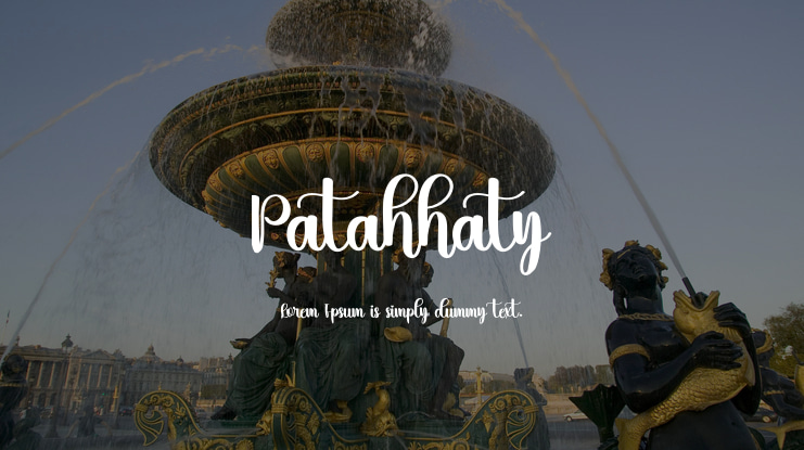 Patahhaty Font