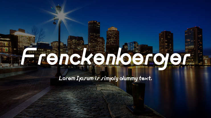 Frenckenberger Font