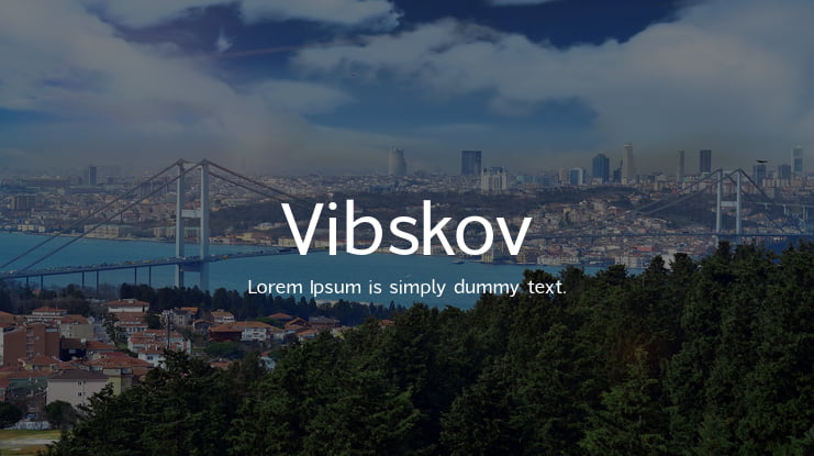Vibskov Font Family