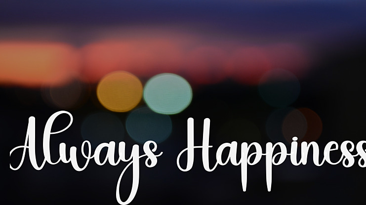 Always Happiness Font