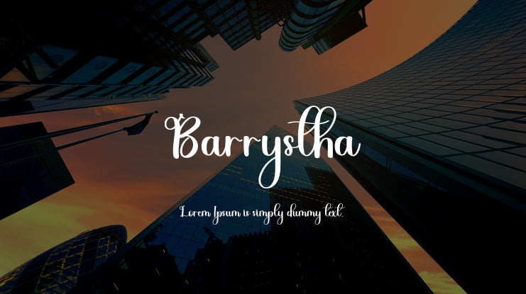 Barrystha Font