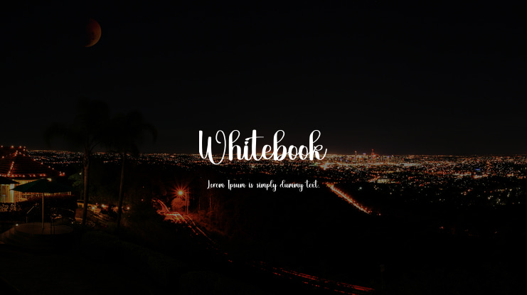 Whitebook Font