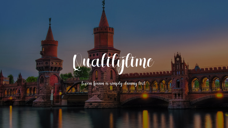 Qualitytime Font