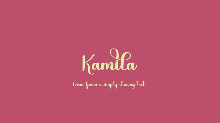 Kamila Font