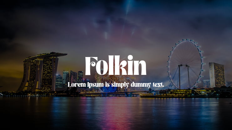 Folkin Font